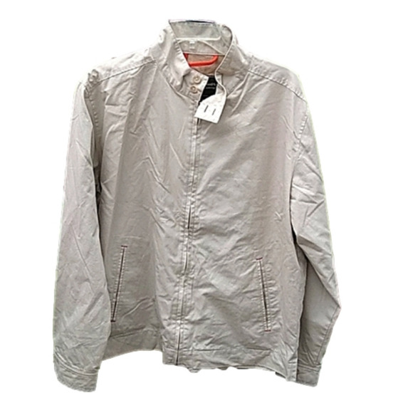 𝅺eddie Bauer Khaki Lightweight Windbreaker Jacket - Picture 1 of 10